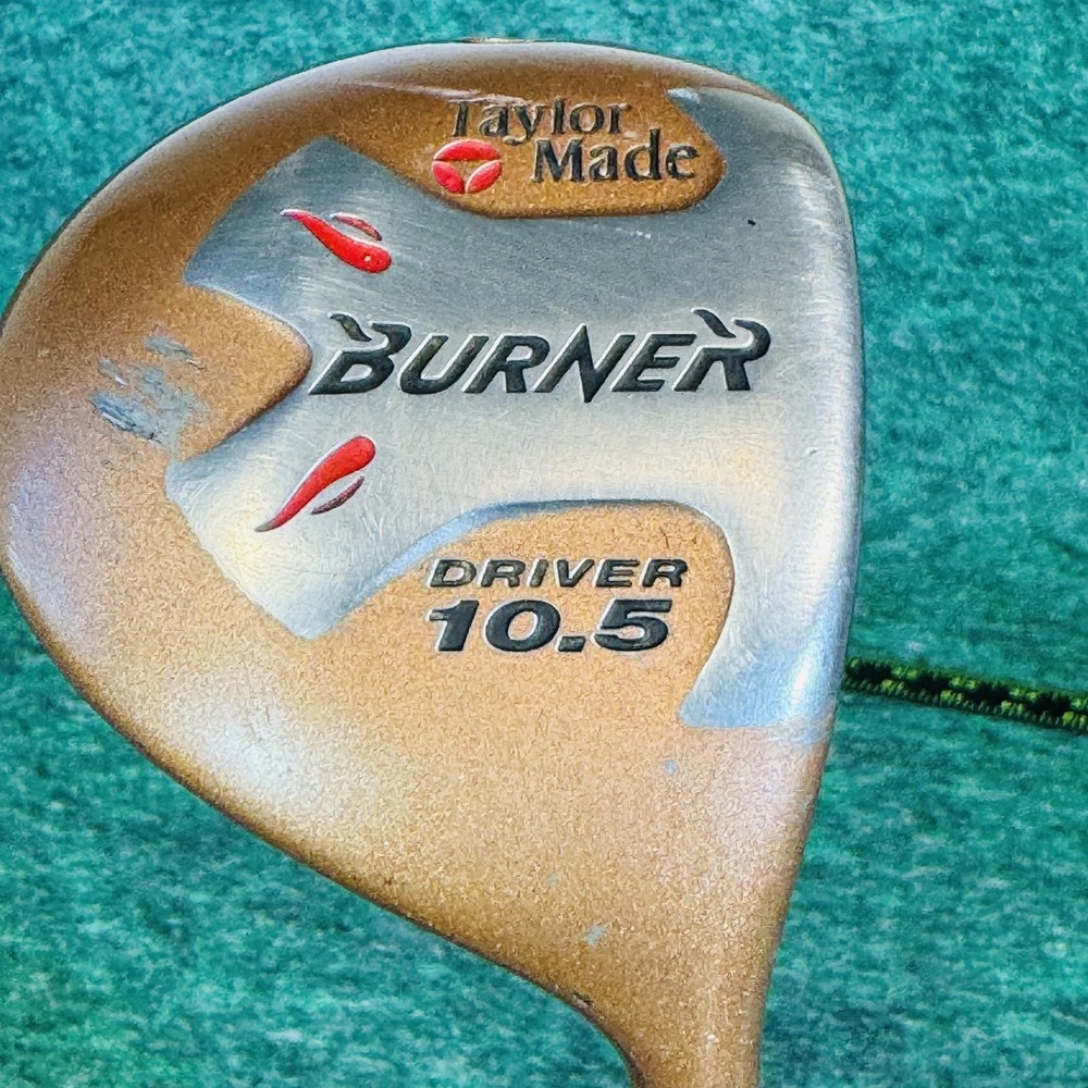 Vintage TaylorMade Burner 10.5° Driver Mens RH Bubble Shaft R-80 Plus Golf Club